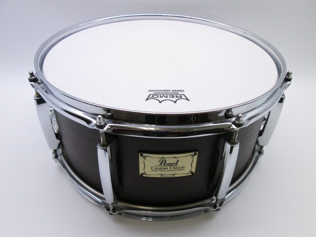Pearl パール スネアドラム CL1465SN/C Pearl Classic Maple 14×6.5スネアドラム 赤ラメ Pearl